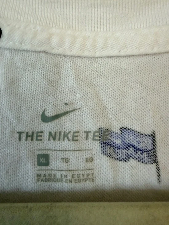 Nike XL French Tennis White Graphic Tank with Multicolor - Picture 4 of 4